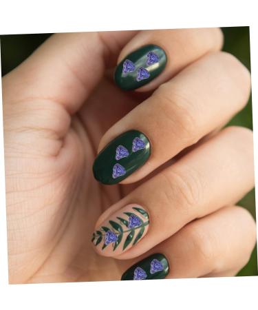 1 Glass Chip Nail Accessories Rhinestones Epoxy Resin Nail Art Charms Glass Epoxy Fillers Nail Art Fillers Manicure Charms DIY Charm Fillers Manicure Fillers Nail Stickers Filling 0.5X0.3cm Colorful - Buy Online on GoSupps.com