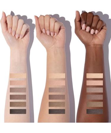 bark Erinde Matte eyeshadow palette 6 colors nude eyeshadow palette 16H waterproof with mirror and vegan highly pigmented eyeshadow palette for longlasting makeup look - Buy Online on GoSupps.com