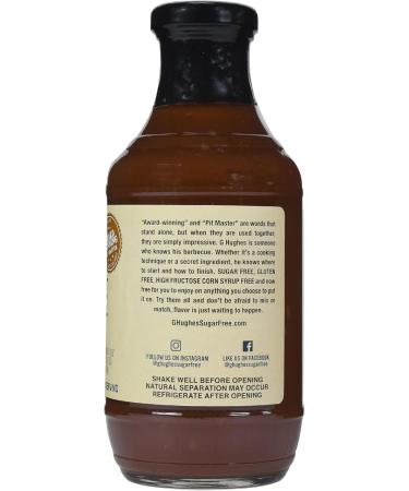 G Hughes Original Sugar Free BBQ Sauce (pack of 2) Bundled With Snack Scout Basting Brush - Buy Online on GoSupps.com