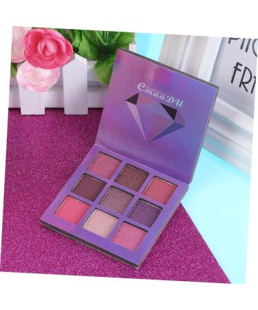 Beavorty Shimmer Eyeshadow 9 glitter eye shadow metallic eye shadow palettes women eye shadow eyeshadow palette diamond sequins Glitter Eyeshadow 1 count (Pack of 1) Purple - Buy Online on GoSupps.com