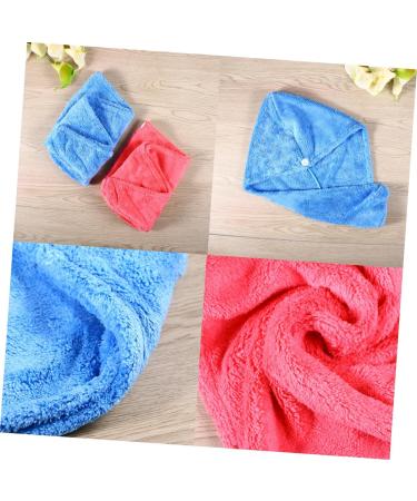 FOMIYES 2pcs Large Shower Cap Hair Shower Cap Hair Drying Turban Hair Drying Wrap Hair Dry Wrap Hair Dry Turban Hair Dye Towel M As Shown - Buy Online on GoSupps.com