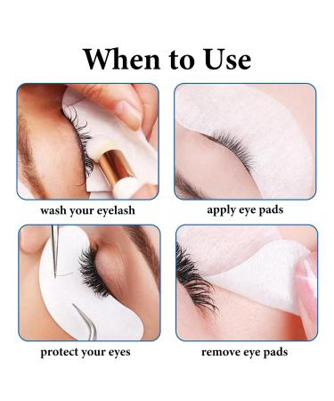 ELTONGUU 50 Pairs Under Eye Pads Hydrogel Lint Free Eye Patches for Eyelash Extension -100% Natural Lint Free DIY Lashes Extension Supplies Beauty Tools - Buy Online on GoSupps.com