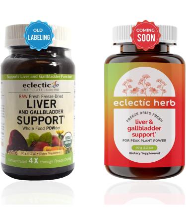 Eclectic Institute Raw Fresh Freeze-Dried Liver & Gallbladder Support Powder - 3.2 oz (90 g) - Buy Online on GoSupps.com