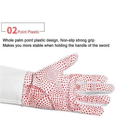 Silicone Non-Slip Fencing Glove for Adults & Children - Professional Washable Design for Foil, Epee, & Sabre - XX-Small Right - Buy Online on GoSupps.com