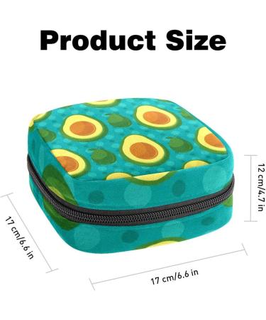 Shop Women's Bonds Storage Pockets Stillpad Halter Bag - Avocado & Blue Polka Dot | Portable Period Kit for Women & Girls - Buy Online on GoSupps.com