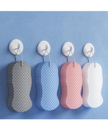 Exfoliating Bath Sponge | Body Exfoliator for Adults Pregnant Women & Kids - Pink - Buy Online on GoSupps.com