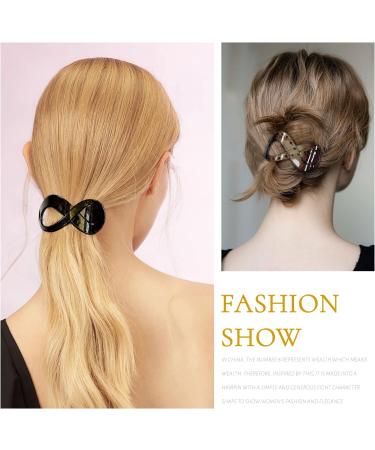 Kavya Large Hair Clips Women 2 Piece Non Slip Matte Black Claw Clips for Thick & Fine Hair - Multi-colored Hair Accessories - Buy Online on GoSupps.com