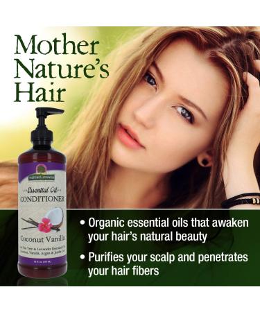 Nature's Answer Coconut Vanilla Essential Oil Conditioner 16oz | Hydrating & Rejuvenating Hair Formula - Buy Online on GoSupps.com