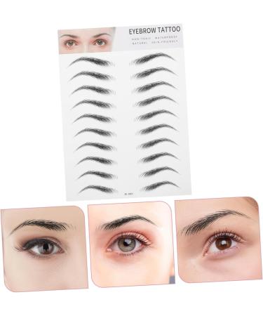 Ipetboom 6 Pcs 3d Eyebrow Stickers Cosmetology Kit Eye Brow Shaping Kit Artificial Eyebrow Women's Model Head ze001x3pcs Blackx3pcs - Buy Online on GoSupps.com