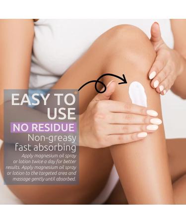 Pure Magnesium Oil Spray & Lotion Duo Topical Magnesium Oil Lotion for Feet Skin & Body Easy to Absorb and Use Women & Men - Buy Online on GoSupps.com