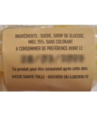 Les Ruchers du Luberon Honey Candies 220g - Natural Honey for Throat and Cough - Perfect Gift for Honey Lovers - Buy Online on GoSupps.com