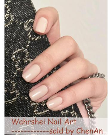 Wahrshei Nail Foils | Nude UV Gel Nail Foil - 20 Self-Adhesive Gel Nail Stickers & Wraps - Buy Online on GoSupps.com