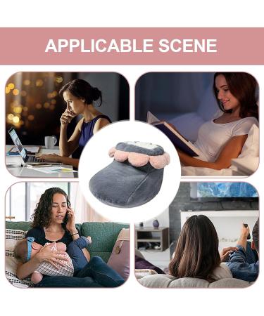 Rasoli Heated Foot Warmer | Removable Heating Pillows | Ultimate Foot Care for TV Reading Travel & Work Gray USB - Buy Online on GoSupps.com