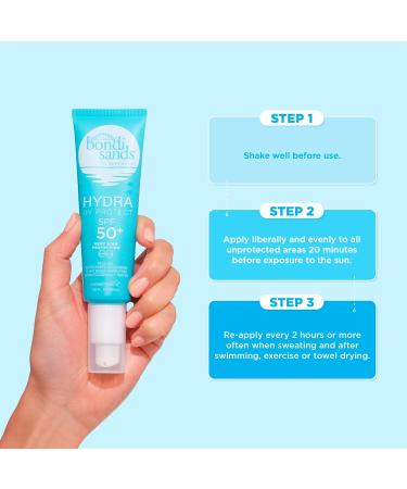 Bondi Sands Hydra UV Protect SPF 50+ Face Gel | Provides UVA & UVB Protection | Infused with ethically sourced algae | 50ml/1.69 FL OZ - Buy Online on GoSupps.com