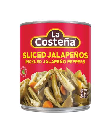 LA COSTENA Jalapeno Peppers Sliced, Unflavored, 28 Ounce 1