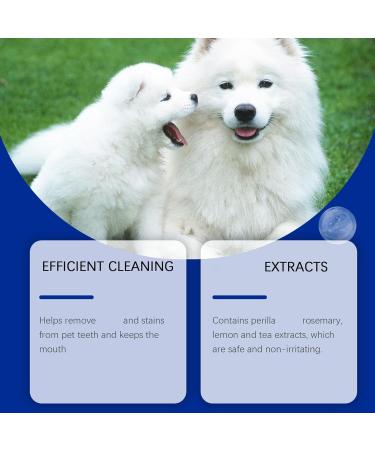 Muflydo Green Powder for Dogs Teeth - 80g Teeth Cleaning Stain Remover Safe Dog Breath Freshener Plaqueoff Powder with Scoop for Small Medium Large Dogs - Buy Online on GoSupps.com