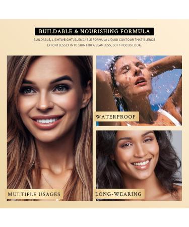 KIMUSE Soft Liquid Contour Stick - Glow Cream Bronzer Weightless & Long-Wearing Smudge Proof Natural-Looking Terracotta Bronzer for Effortless Blending - Buy Online on GoSupps.com