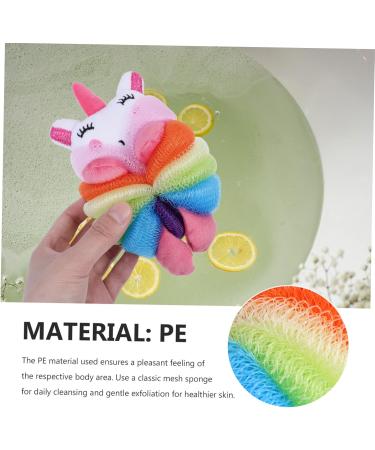 Didiseaon Bath Ball Tools for Kids Sponges for Body Bath Sponges Wash Clothes for Baby Kids Body Loofahs Unicorn Body Scrubber Lovely Bath Scrubbers Kids Bath Shower Balls Bubble Making Nets - Buy Online on GoSupps.com