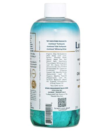 Lumineux Oral Essentials Moisturizing Dry Mouth Mouthwash 16oz - Hydrating Oral Rinse - Buy Online on GoSupps.com