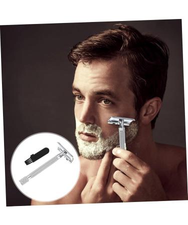 Healeved Manual Safety Razor for Men - Rust-Free Adjustable Double-Edged Razor - White Zinc Head - 1 Pack - Buy Online on GoSupps.com