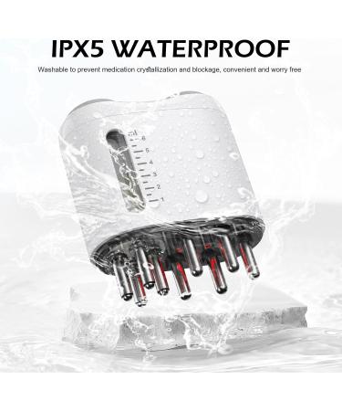 2 in 1 Scalp Massage Brush & Applicator Bottle | Hair Growth Treatment & Waterproof Shampoo Brush - Buy Online on GoSupps.com
