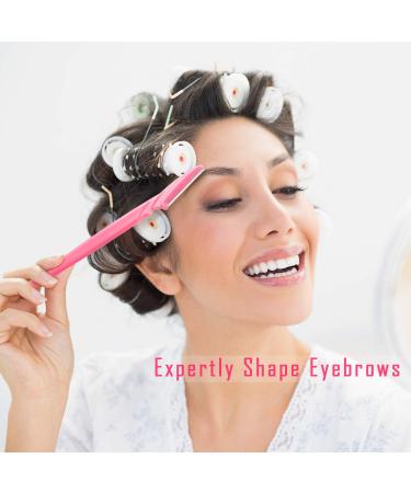 Boao 24 Pieces Eyebrow Razor Facial Shaper Trimmer - Precision Cover Included (Multicolor A) - Buy Online on GoSupps.com