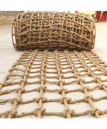 Hemp Rope Net Cargo Net Heavy Duty Outdoor Railing Security Net Children Stair Protection Garden Bird Climb Net Kids Bed Fence Mesh Rope Netting (1 * (3 * 10ft)) () - Buy Online on GoSupps.com