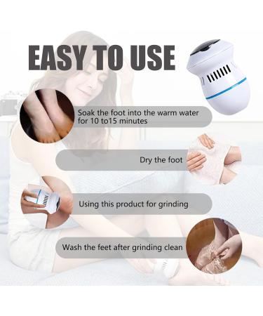 Electric Callus Remover Electric Callus Remover Pedicure Set Foot Care Electric Rechargeable Foot Callus Remover 6 Grinding Heads Included - Buy Online on GoSupps.com