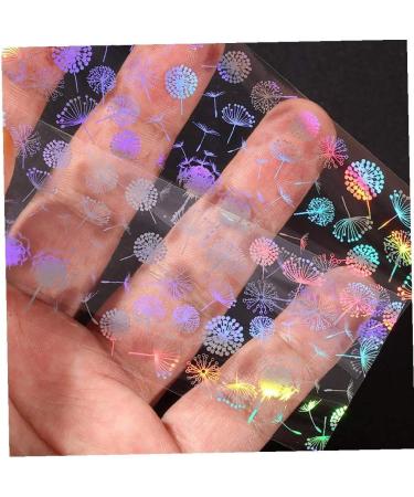 Nail Foils Transfer Starry Sky Holographic Nail Art Stickers Nail Tips for Nail Decoration Manicure 4 * 100cm Random Style - Buy Online on GoSupps.com