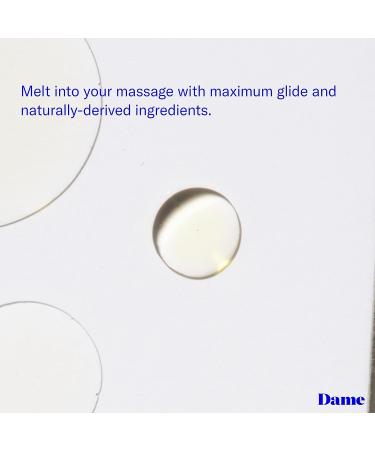 Dame Products Massage Oil for Women Edible Lickable Soothing Body Oils with Sandalwood & Cardamom Scent for Relaxation - Buy Online on GoSupps.com