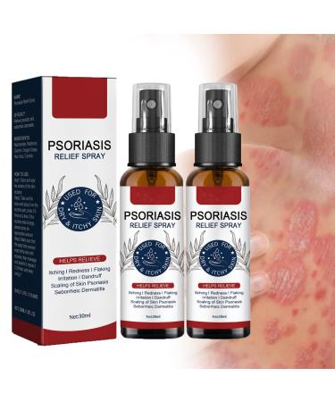 Eczema Therapy Spray Psoriasis Relief Spray Skinsmart Eczema Therapy Spray Fast Acting Itch Relie Soothe Dry Skin Moisturize Soothe Dry Skin (2pcs)