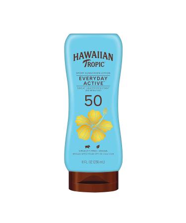 Hawaiian Tropic Everyday Active Spray & Lotion Sunscreen SPF 50 Twin Pack 6oz Spray & 8oz Lotion - Buy Online on GoSupps.com