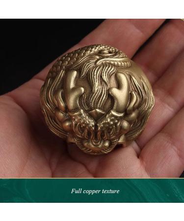 Unbit Ballstretcher - Pure Brass Magnetic Stress Ball for Health & Massage | Baoding Balls for Pressure Relief | International Shipping - Buy Online on GoSupps.com