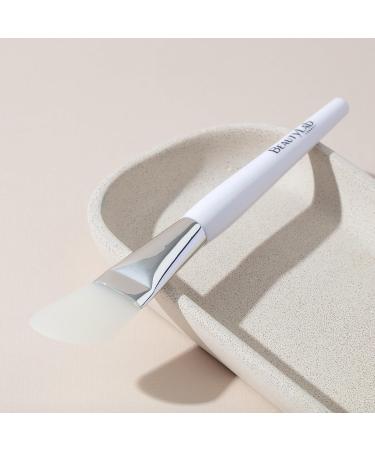 BeautyLab | Silicone Mask Brush | Promotes Better Hygiene by Reducing Contact with Fingertips | White - Buy Online on GoSupps.com