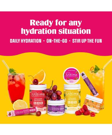 Ultima Replenisher Passionfruit Electrolyte Drink Mix 20 Keto-Friendly Stickpacks with 6 Electrolytes & Trace Minerals Non-GMO Sugar-Free Hydration Packets - Buy Online on GoSupps.com