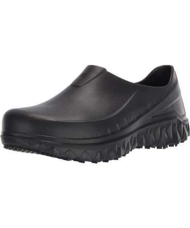 Shoes for Crews Bloodstone Men's Women's Unisex Slip Resistant Food Service Water Resistant Work Shoes 10 Women/8 Men Black