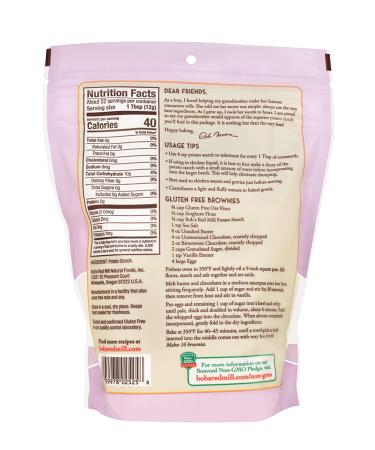 Bob's Red Mill Potato Starch 22 oz (Pack of 4) - Resealable Gluten-Free Starch - Buy Online on GoSupps.com