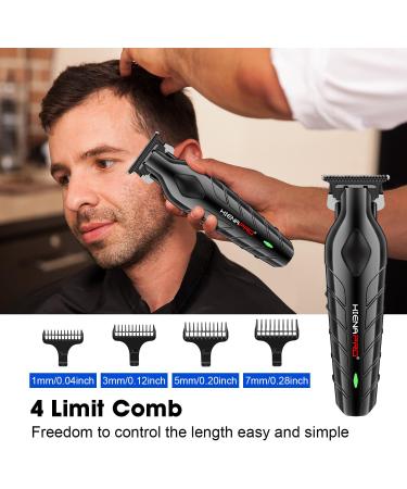 Professional Hair & Beard Trimmer for Men | Cordless T Blade Clippers | Rechargeable Barber Hair Clippers - Buy Online on GoSupps.com