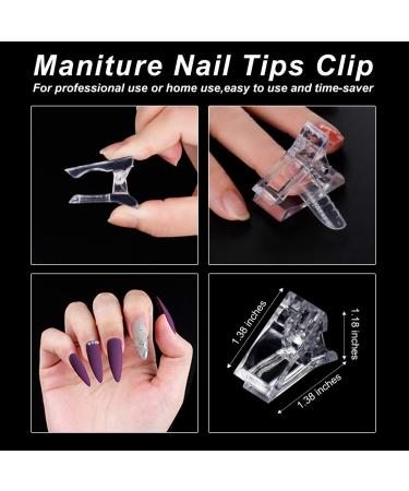 120pcs Dual Nail Forms Set - Nail Extension Tips & Clips - DIY Nail Art Tool for UV & Acrylic - Perfect for Salon & Home Use - Buy Online on GoSupps.com