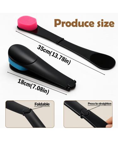 KELAV 2 Pieces Sun Cream Applicator for Back Reusable Sunscreen Lotion Applicator Blue Pink - Buy Online on GoSupps.com