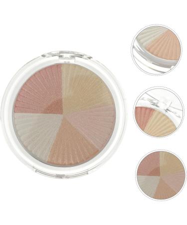 minkissy Pressed Highlight Powder Foundation For Women Shimmer Makeup For Face Professional Safety Elegant Makeup For Weddings Parties Compact Lightweight 7X7X1CM as shown h3 - Buy Online on GoSupps.com