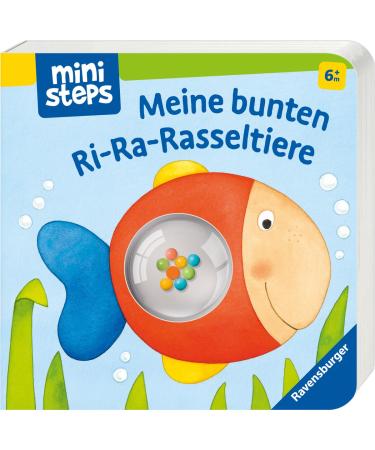 My colorful Ri-Ra rattle animals rattle book for children from 6 months baby book play book: from 6 months (ministeps books)