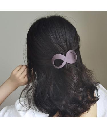 Buy French Hair Clips for Women | Large Matte Hairpin Set for Thick & Thin Hair - Elegant Accessories in Brown Blue Purple & Gray - Buy Online on GoSupps.com