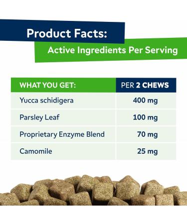STRELLALAB No Poo Chews for Dogs | Stop Stool Eating | Digestive Enzymes & Gut Health | Chicken Liver Flavor - 120 Chews - Buy Online on GoSupps.com
