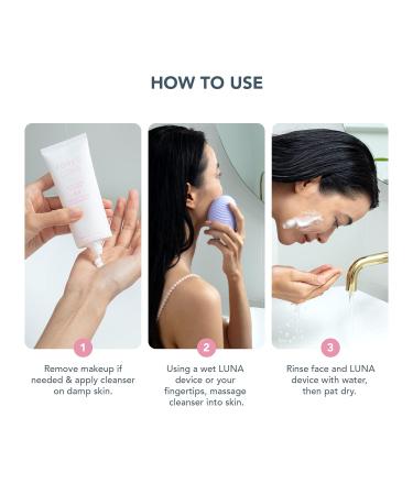 FOREO LUNA Micro-Foam Face Cleanser 2.0 | Travel Size Vegan Facial Wash | Pore Minimizer for All Skin Types | 0.67 fl. oz - Best Skin Care Solution - Buy Online on GoSupps.com