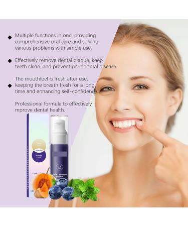 Purple Bright White Toothpaste Whiten Teeth Reduce Yellow Stains Protect Enamel and Gently Prevent Acid Erosion(2pcs) - Buy Online on GoSupps.com