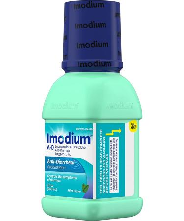 Imodium A-D Liquid Anti-Diarrheal Medicine - Mint Flavor - 8 fl. oz - Buy Online on GoSupps.com