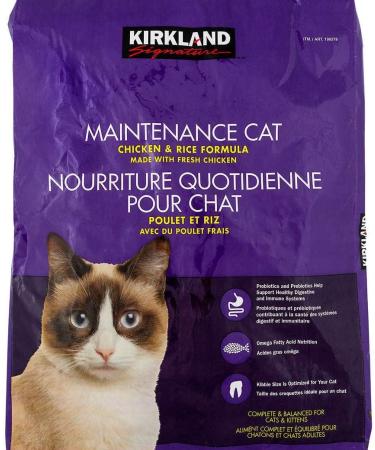 Kirkland Signature Dry Cat Food Chicken and Rice Formula for Cat Food Net Wt 9.07 Kg 9.07 Kilogram - Buy Online on GoSupps.com