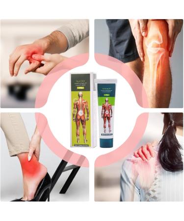 Pruojhw Knee cream muscle massage cream 100 g soothing nongreasy body care for legs back shoulders daily use work home on the go training - Buy Online on GoSupps.com