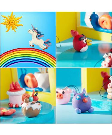 ifergoo 62 Color Polymer Clay Modeling Kit for Kids - Non-Toxic, Non-Sticky DIY Clay Set with Sculpting Tools - Ideal Gift for Boys and Girls - Buy Online on GoSupps.com